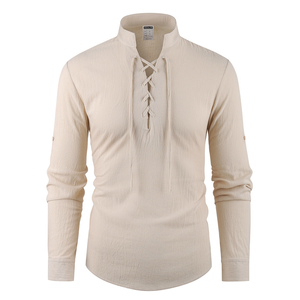Men's Vintage V-neck T-shirt P - مراجعة Summer Viking Clothing وسعره