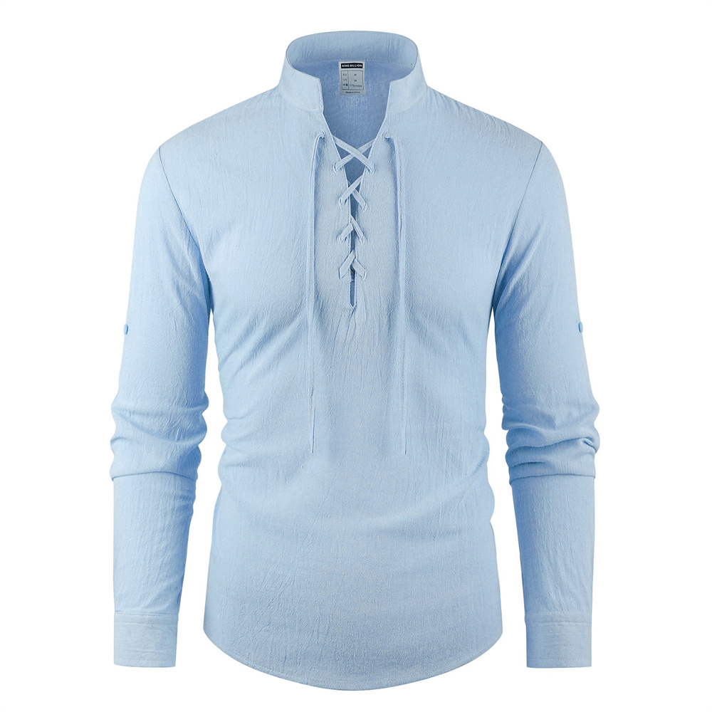 Men's Vintage V-neck T-shirt P - مراجعة Summer Viking Clothing وسعره