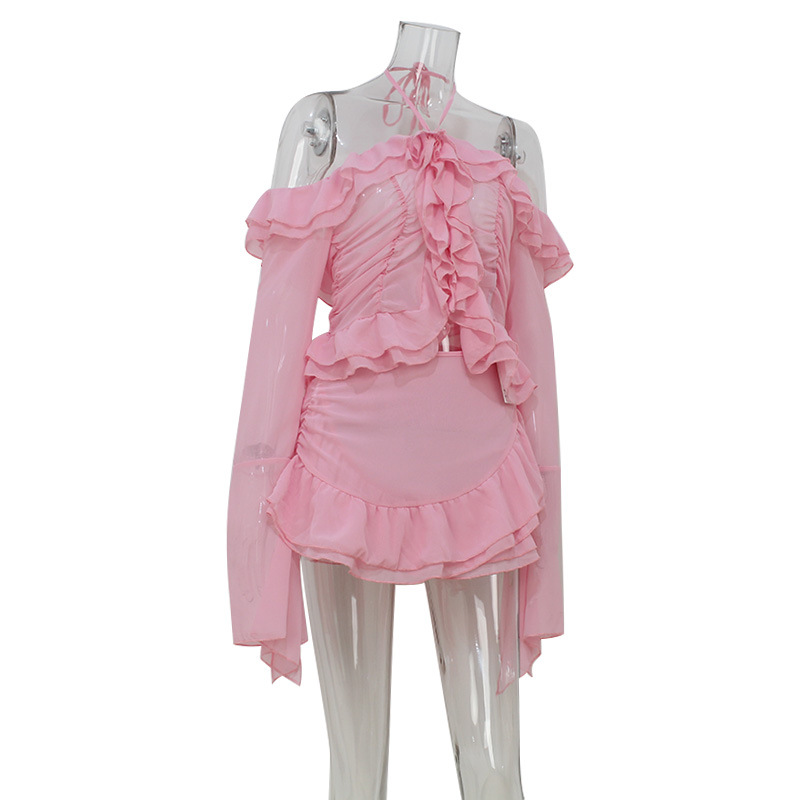 Women Holiday Sweet Ruffles 2  - مراجعة Off Shoulder Blouse وسعره