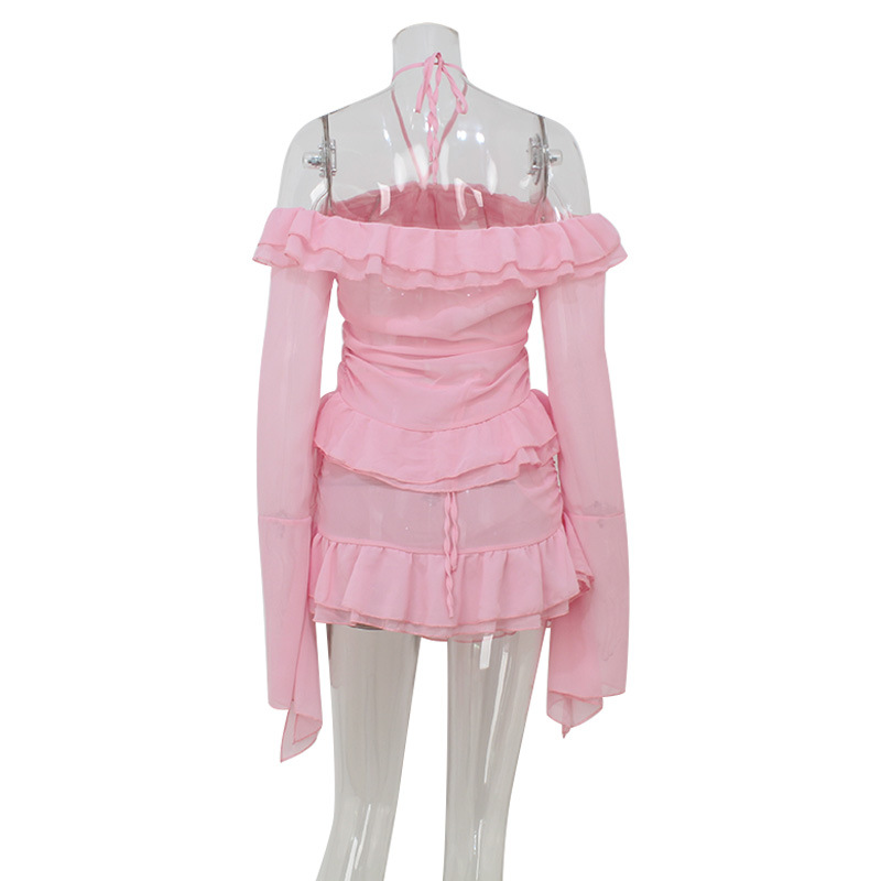 Women Holiday Sweet Ruffles 2  - مراجعة Off Shoulder Blouse وسعره