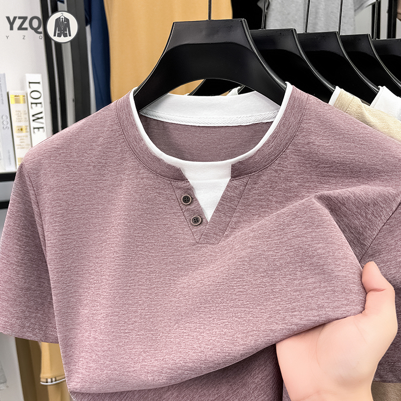 Mens Short Sleeve T Shirt Henl - مراجعة Summer Clothing For Young Men وسعره