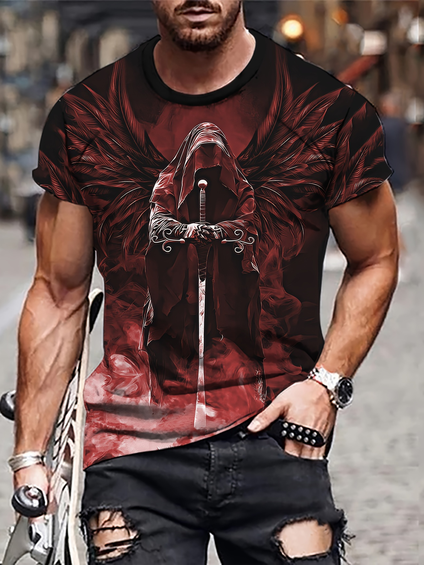 Summer Viking Warrior Pattern  - مراجعة Summer Viking Clothing وسعره