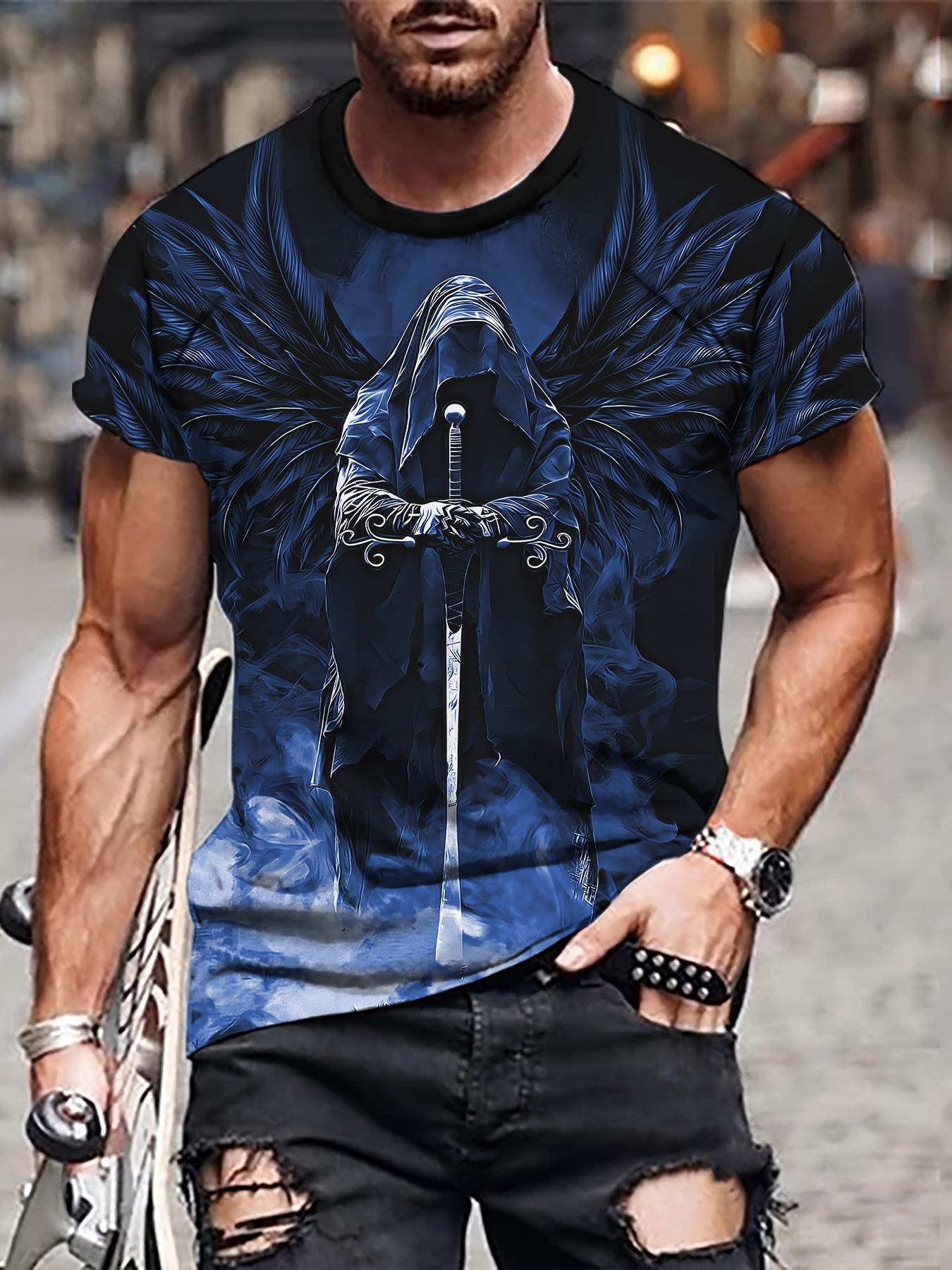 Summer Viking Warrior Pattern  - مراجعة Summer Viking Clothing وسعره