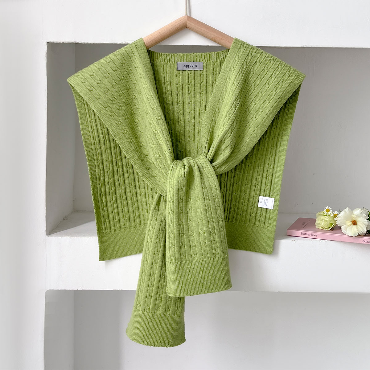 NEW Korean Autumn Knit Shawl F - مراجعة Off Shoulder Blouse وسعره