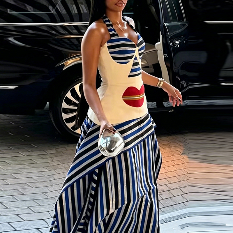 Fashion Irregular Splice Ruffl - مراجعة Summer Clothing Vacation وسعره
