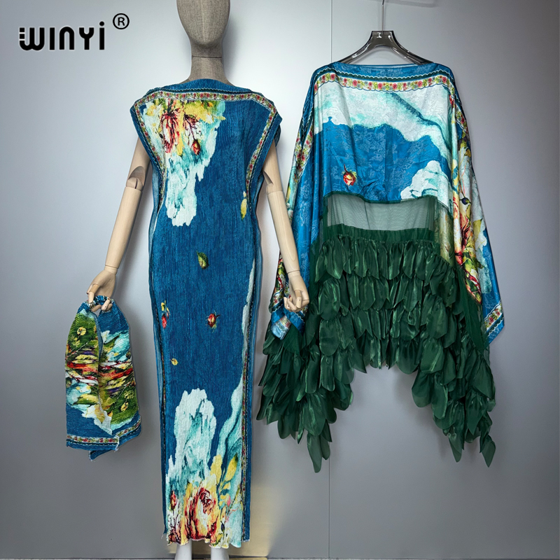 WINYI Boho beach Pleated slim  - مراجعة Summer Clothing Vacation وسعره