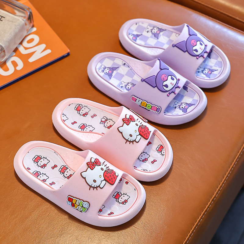 Cartoon Girls Summer Slippers  - مراجعة Japan Summer Festival Clothing وسعره